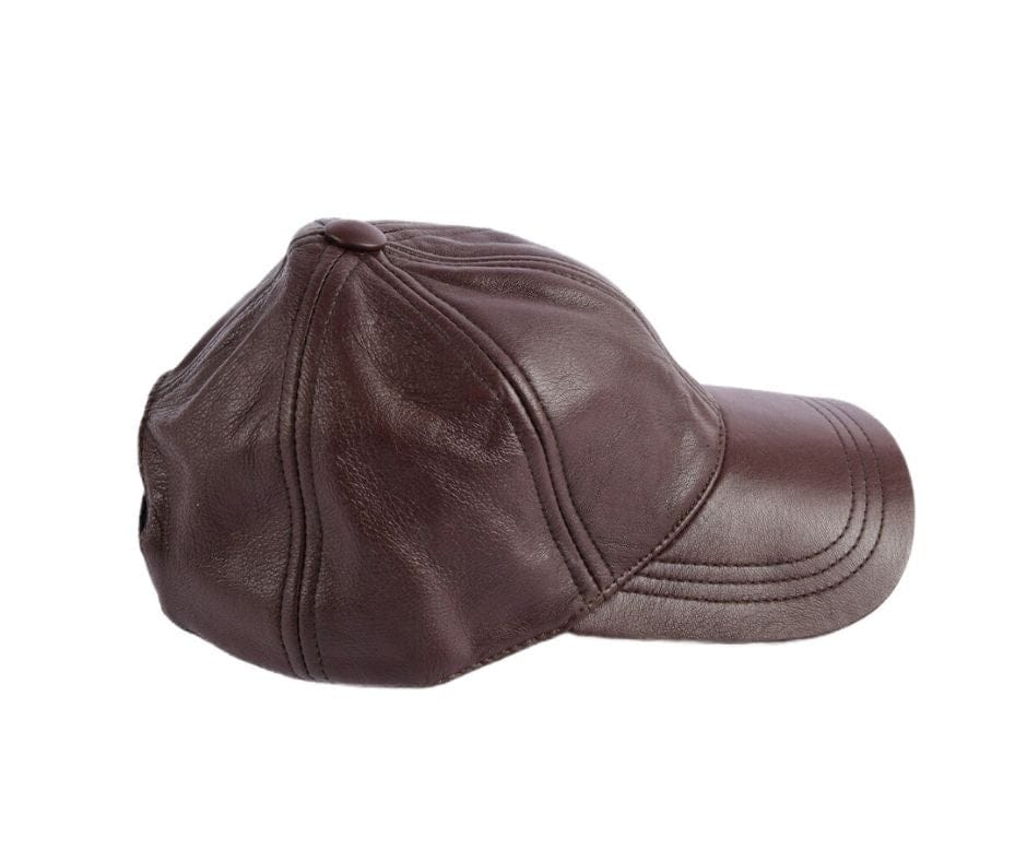 Bundle of black & brown leather caps