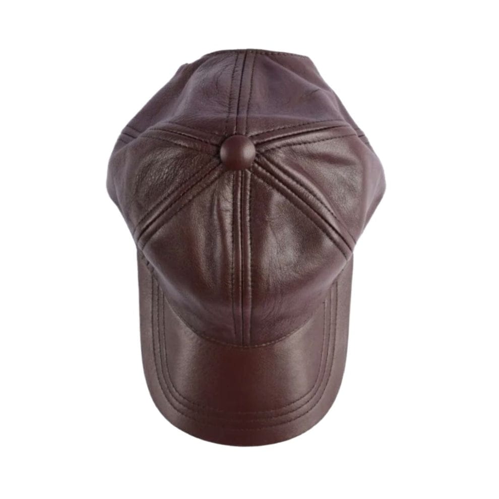Brown leather belt