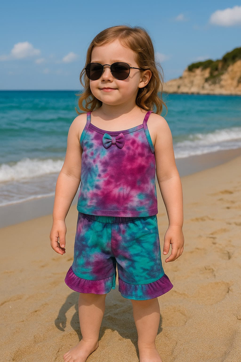 Tye & dye tank top set