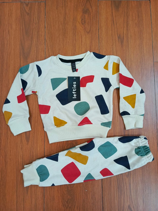 Shapes kids track suit