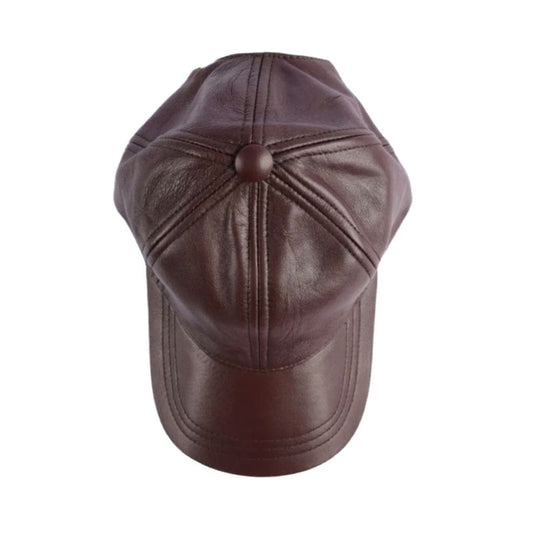 Brown leather belt