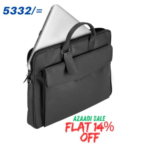 Black seek carrier laptop bag