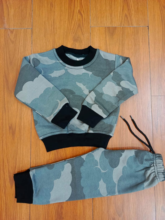 Grey command kids track suit