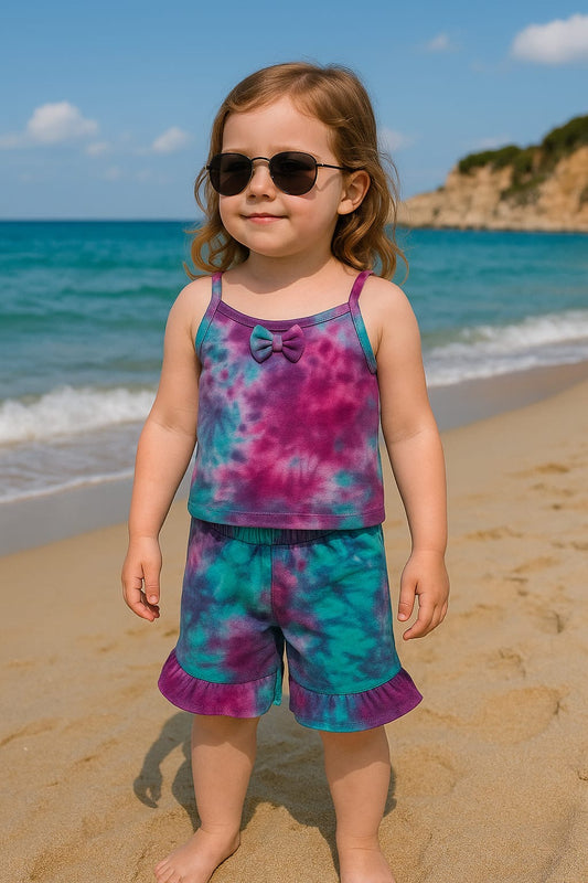 Tye & dye tank top set