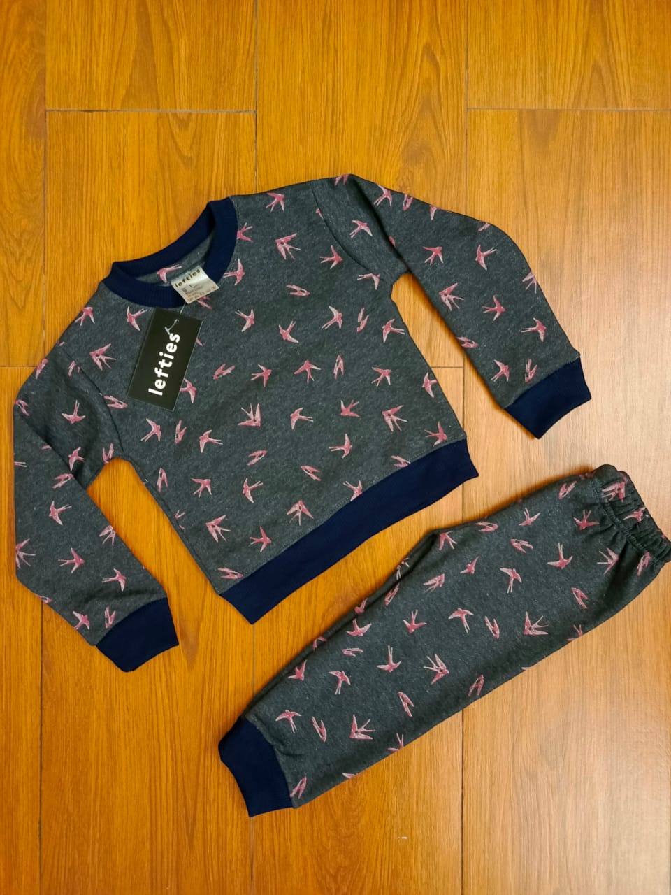 Grey bird kids tracksuit