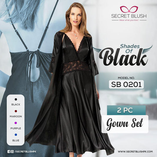 Ladies Long nightie 2pc